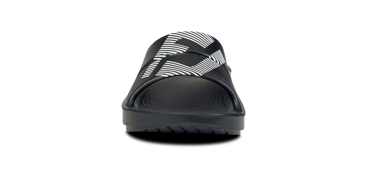 footjoy-oofos-mens-ooahh-sport-slide-sandal-black-03-03-1500BLKFJ_shot3 FJ X OOFOS Men's OOahh Sport Slide Sandal - Black