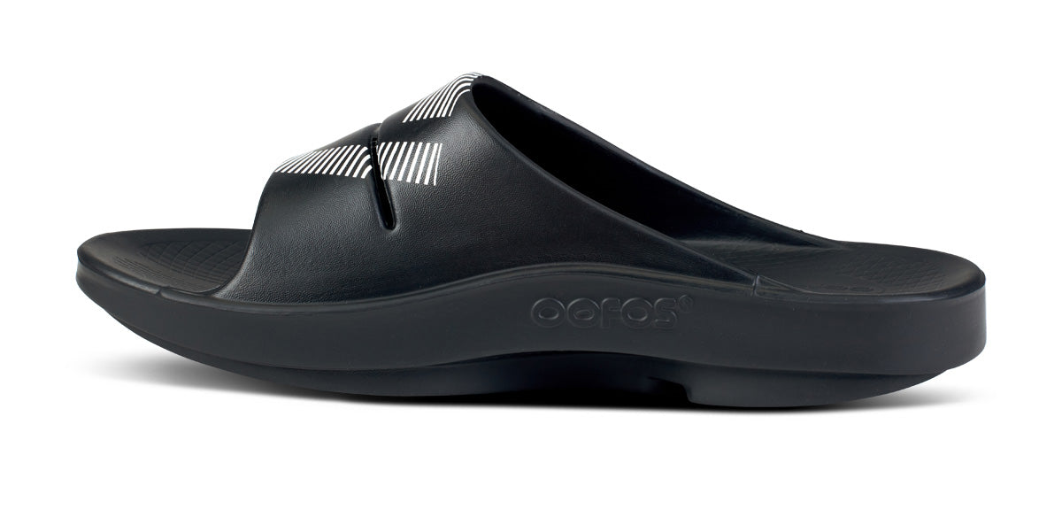 footjoy-oofos-mens-ooahh-sport-slide-sandal-black-04-04-1500BLKFJ_shot4 FJ X OOFOS Men's OOahh Sport Slide Sandal - Black