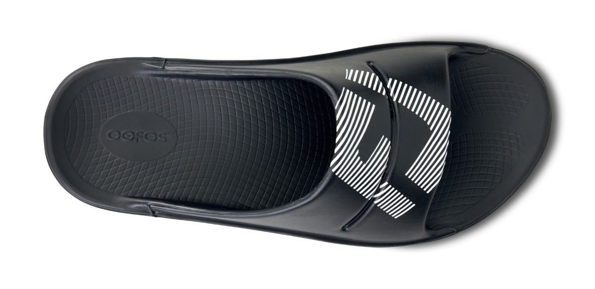 footjoy-oofos-mens-ooahh-sport-slide-sandal-black-06-06-1500BLKFJ_shot6_1 FJ X OOFOS Men's OOahh Sport Slide Sandal - Black