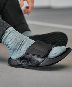 Men's OOahh Sport Flex Sandal - Matte Black