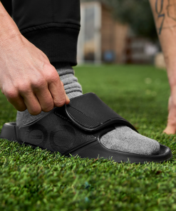 Men's OOahh Sport Flex Sandal - Matte Black